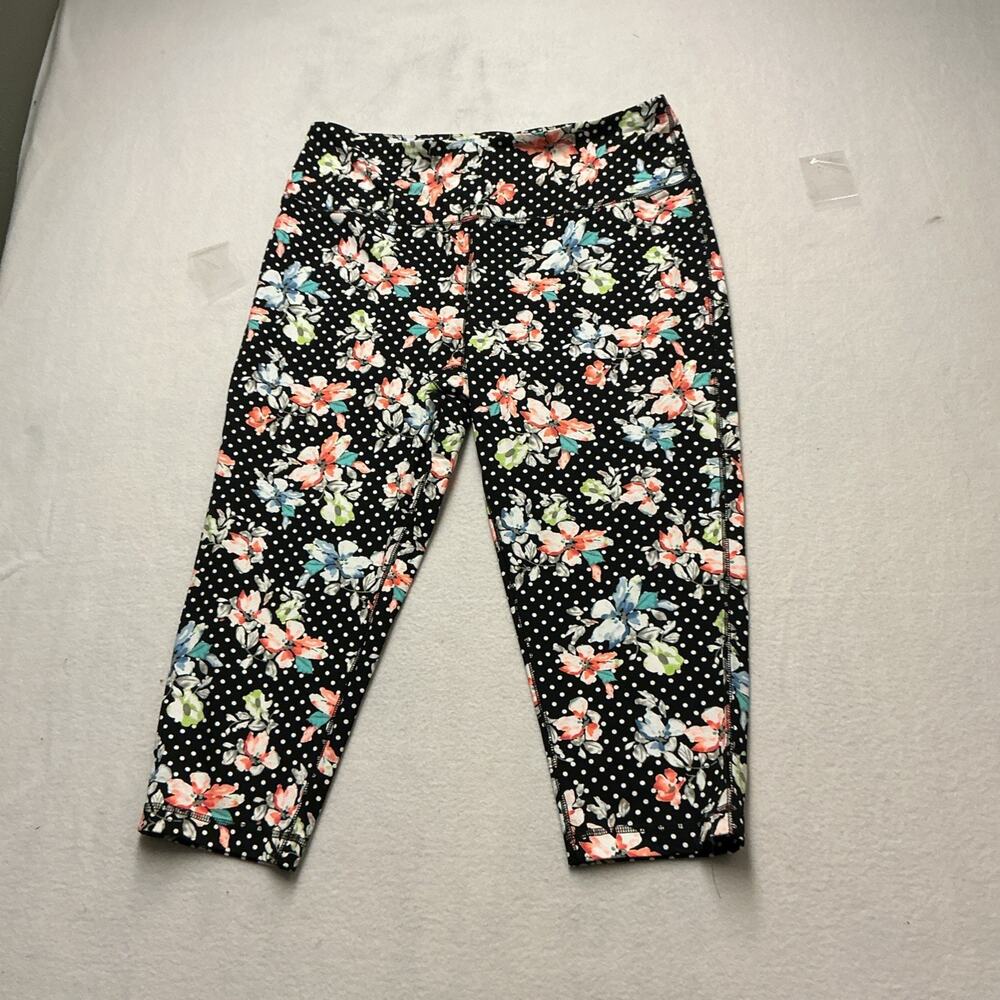 Cato Active Live Well Capri Leggings Yoga Pants Floral Workout Size XL, 4162